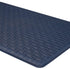 Achim Woven-Embossed Faux-Leather Anti-Fatigue Mat, Navy, 18x30 Inches