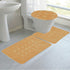 Jenny 3-Piece Diamond Plush Oversized Non-Slip Bath Rug Set