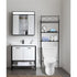 All For You 3 Tier Metal Bathroom Space Saver with Powder Coating, 65x23.5x9.75 Inches