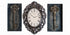 PREMIUS Kitchen Wall Clock Set with Accents, Bronze, 14x10 Inches