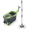 Premius It's EZ Spin Mop with Rolling Bucket Set, Green-Black