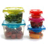 Premius FreshClip Nesting Food Storage Container Set With Lid, Multi, 5 Pack