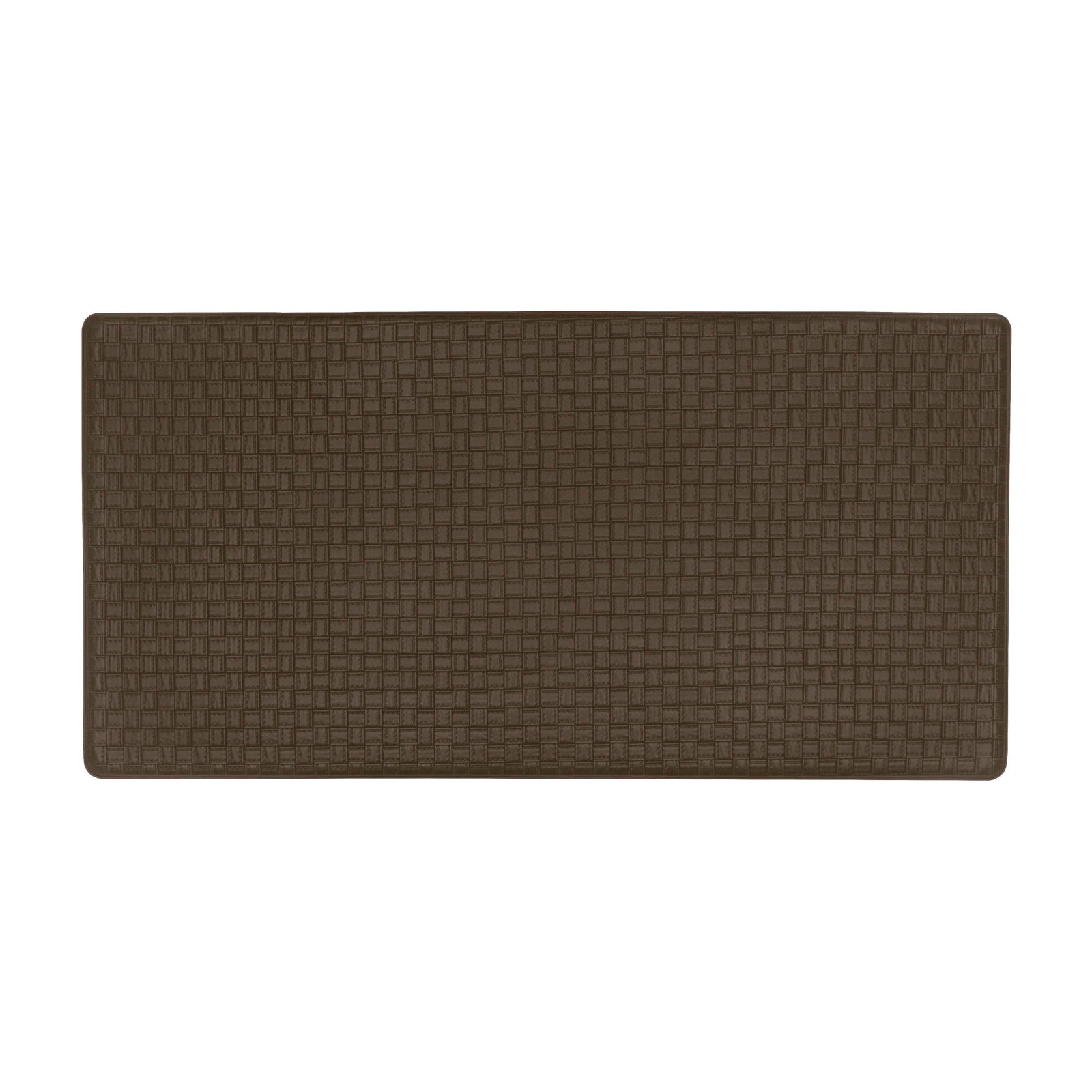 Achim Woven-Embossed Faux-Leather Anti-Fatigue Mat, 20x39 Inches