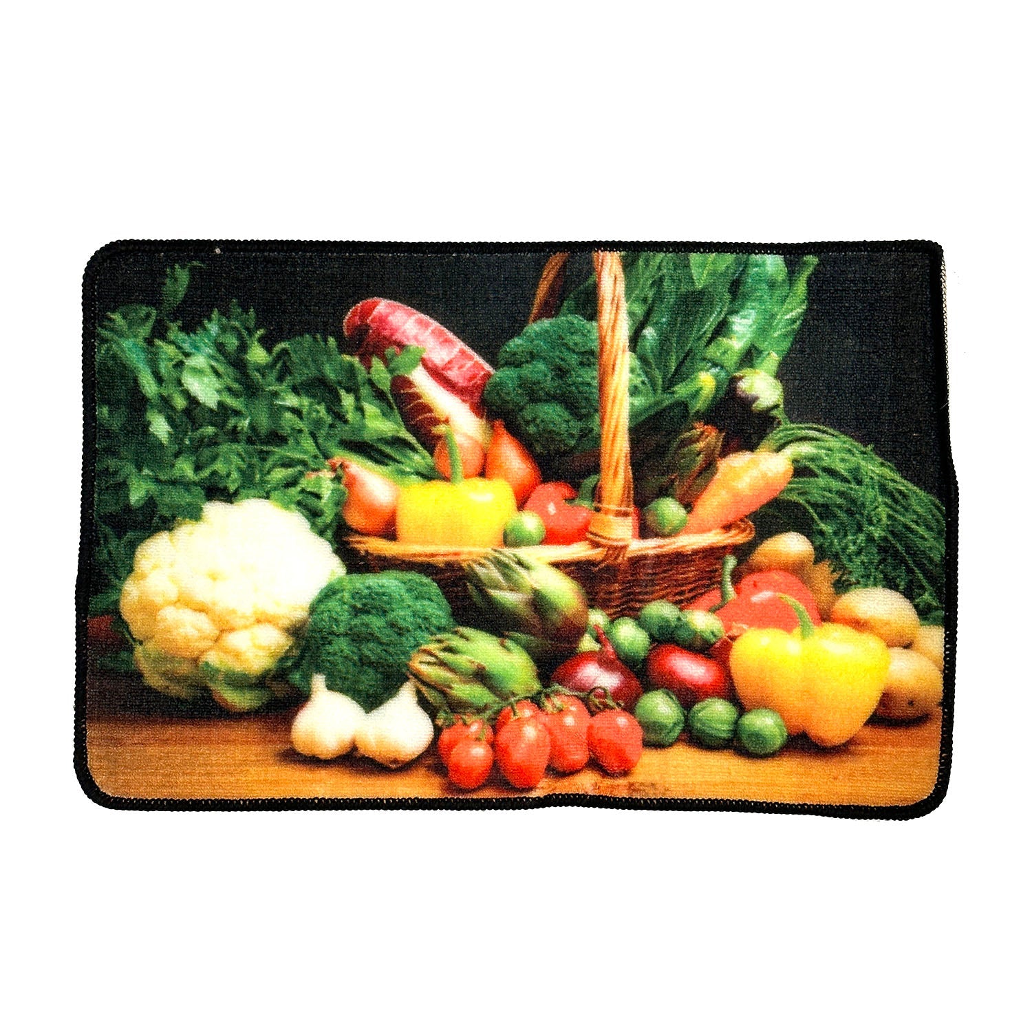 Vegetables Non-Slip Kitchen Mat, 18x28 Inches