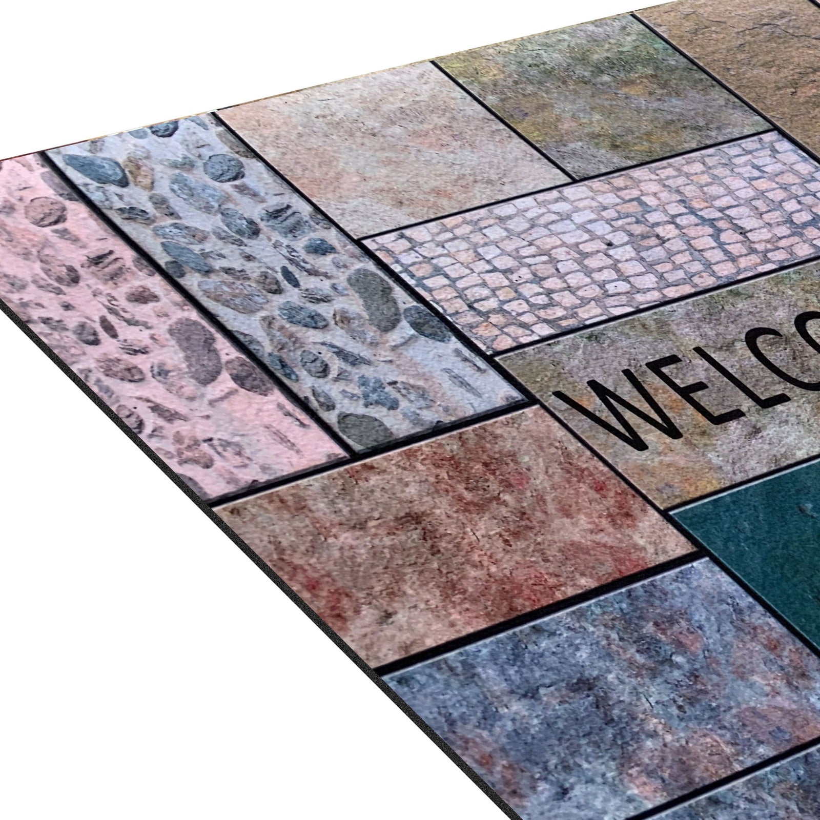 Achim Welcome Home Heavy Duty Outdoor Mat, Multicolor, 18x30 Inches