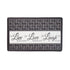 Achim Live Love Laugh Decorative Anti-Fatigue Mat, Charcoal, 18x30 Inches