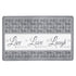 Achim Live Love Laugh Decorative Anti-Fatigue Mat, Grey, 18x30 Inches