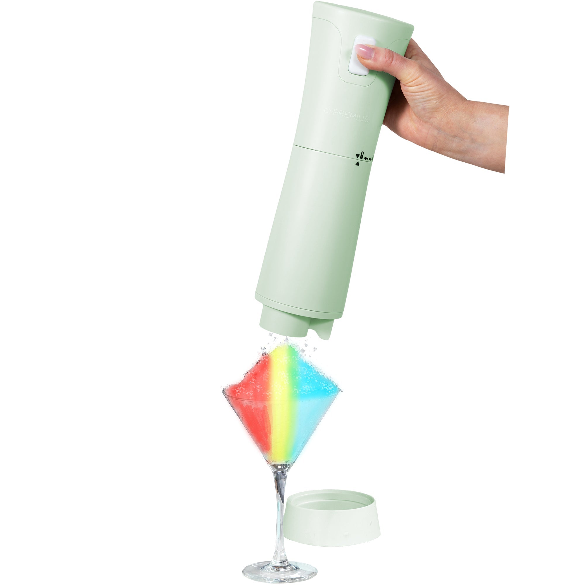 Máquina para hacer granizados hawaianos, recargable e inalámbrica, de PREMIUS, color menta