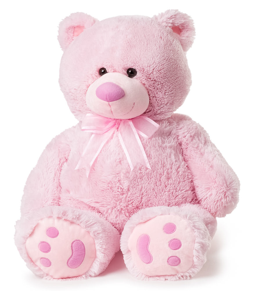 Oso de peluche grande JOON, rosa