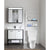 All For You 3 Tier Metal Bathroom Space Saver with Powder Coating, 65x23.5x9.75 Inches