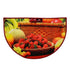 Strawberries Non-Slip Kitchen Mat Slice, 18x28 Inches