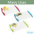 Spigo Non-Slip Cutting Board Set with Juice Groove and Handle, 3 Pieces