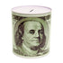 100 Dollar Bill Tin Money Bank,  Benjamin Franklin, Medium, 6x5.75 Inches