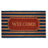 Achim Welcome Printed Coir Doormat, Red-Blue, 18x30 Inches