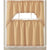 Maggie Kitchen Curtain Set with Macrame Fringes, Swag Valance 60x36, Tiers 30x36 Inches