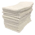 Premius 12-Pack Bar Mop Kitchen Towel, 100% Cotton, White, 16x19 Inches (Pack of 3)