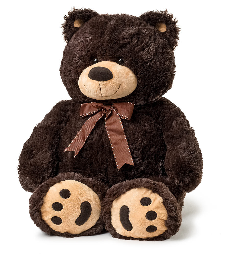 Oso de peluche grande JOON, marrón oscuro