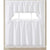 Maggie Kitchen Curtain Set with Macrame Fringes, Swag Valance 60x36, Tiers 30x36 Inches