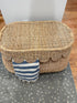 Scalloped Rattan Basket - Large - Pre-Sale