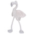 Peluche flamenco JOON Beaky, gris claro, 9,5 pulgadas