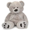 JOON Huge Teddy Bear With Ribbon, Light Gray