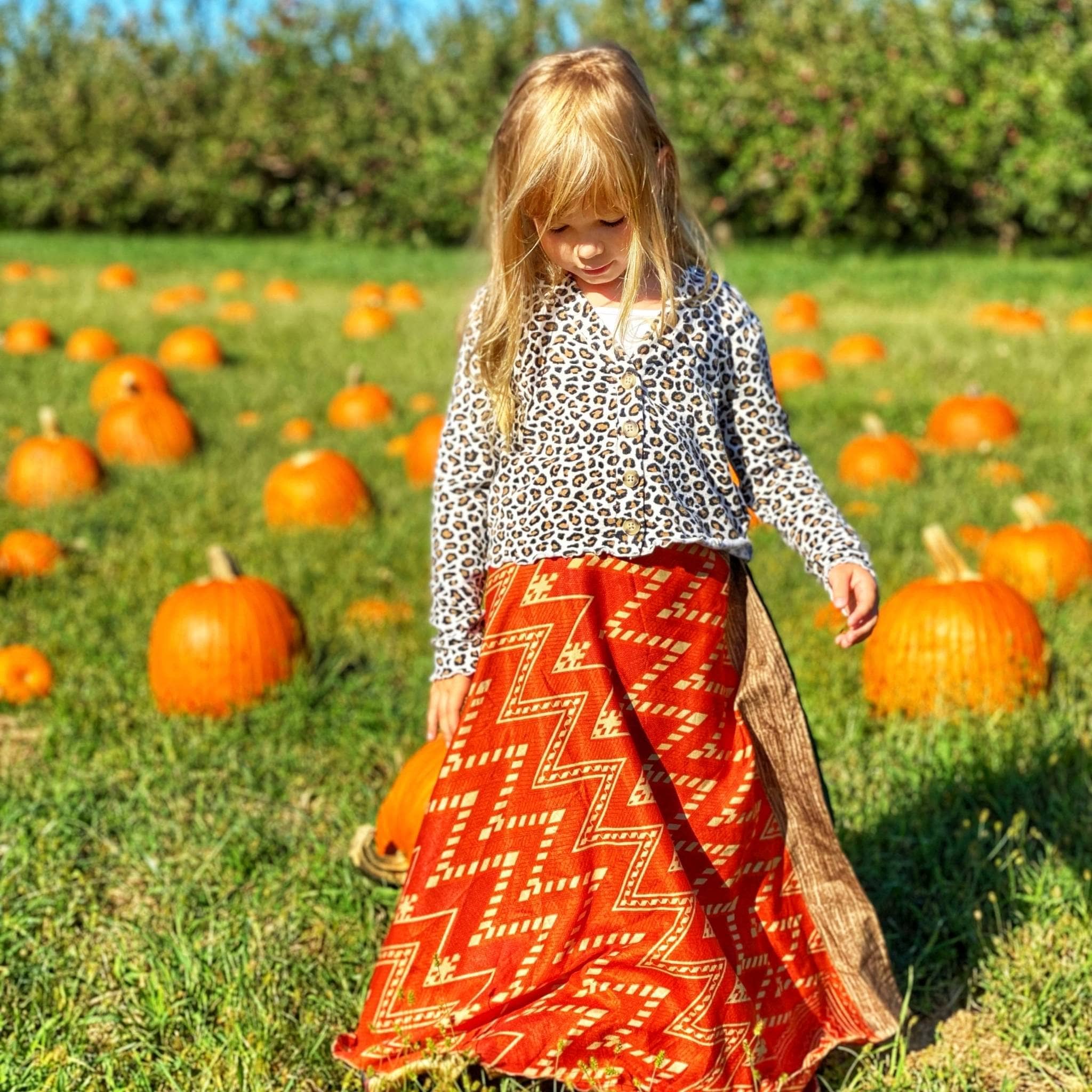 Kid's Sari Recycled Wrap Skirt