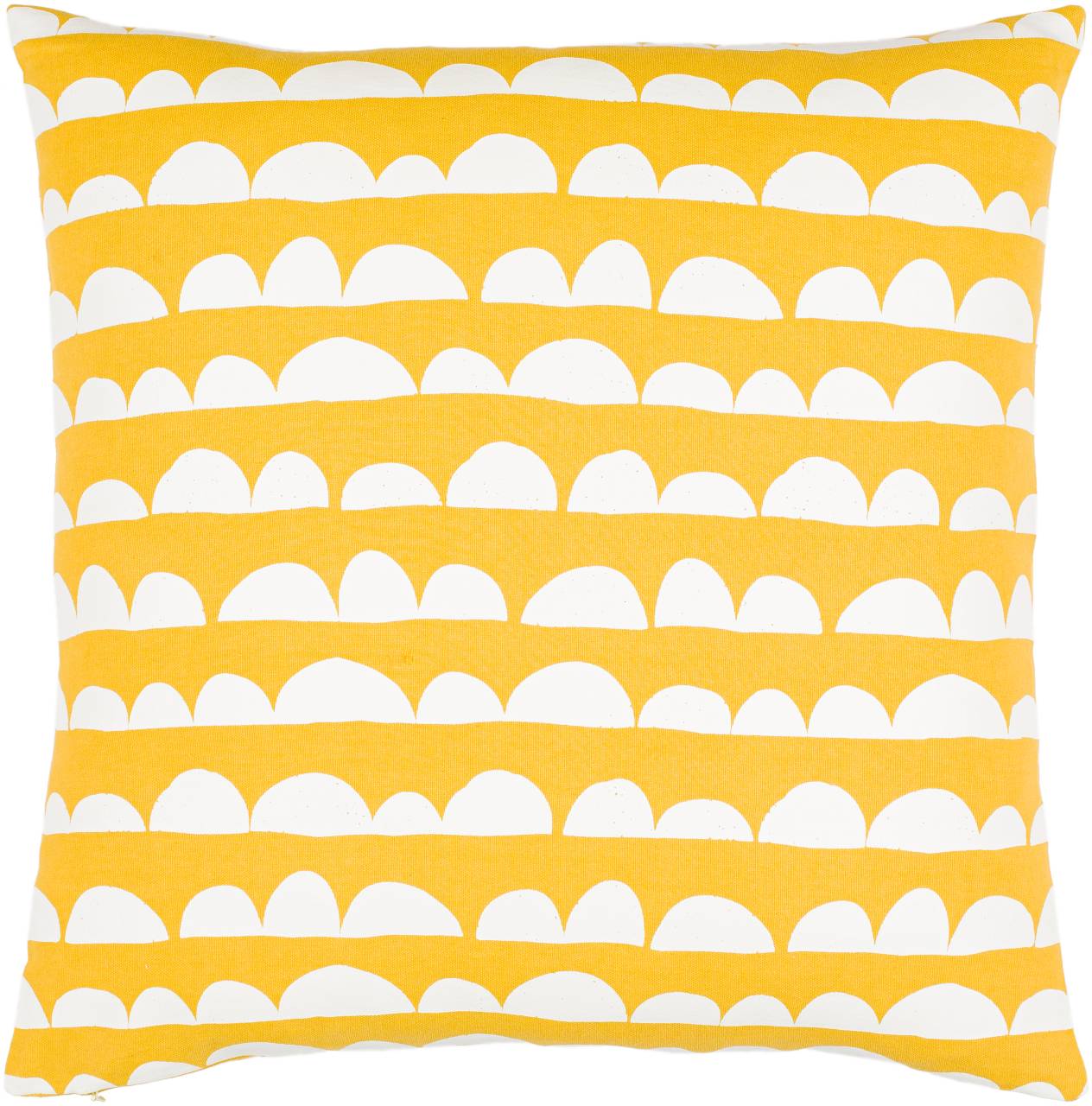 Achthoven Bright Yellow Pillow Cover