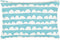 Achthoven Teal Pillow Cover