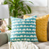 Achthoven Teal Pillow Cover