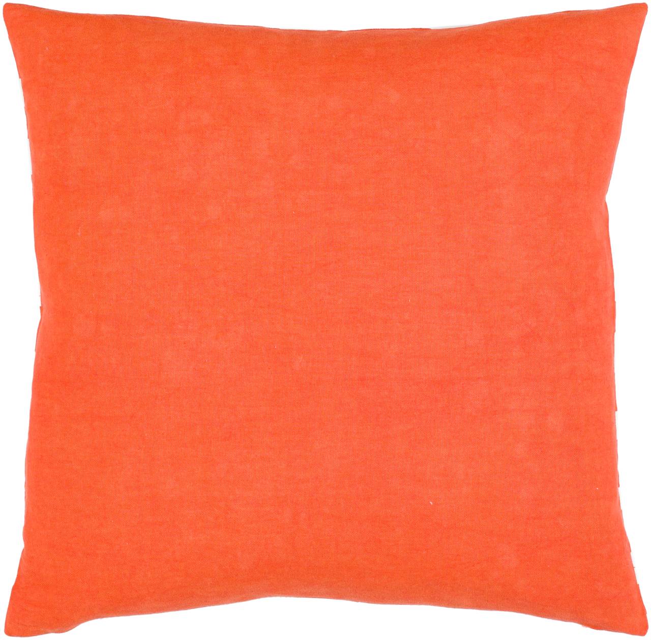 Achthoven Bright Orange Pillow Cover