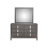 Lorraine Mirror, Dark Grey