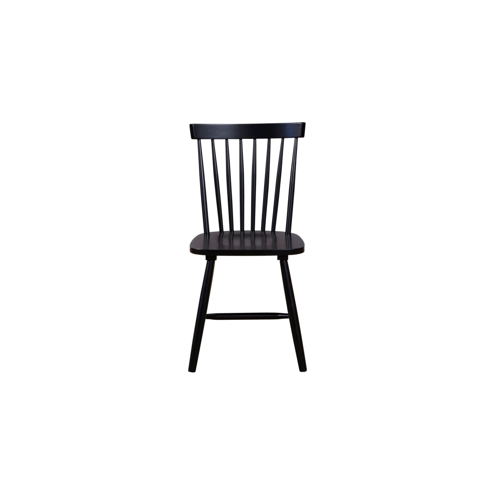 Lyra Set of 2 Windsor Chairs, Black