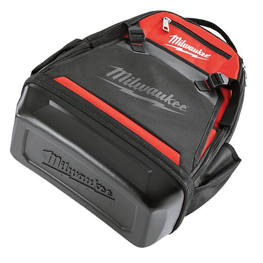 Milwaukee 48-22-8200 1680 Denier 35 Pocket Jobsite Backpack with Laptop Sleeve and Molded Plastic Base