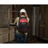 Milwaukee 48-22-8200 1680 Denier 35 Pocket Jobsite Backpack with Laptop Sleeve and Molded Plastic Base