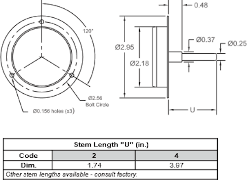 MJB20146-31-2 Refrigeration Thermometer