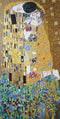 "The Kiss" by Gustav Klimt - Glass Mosaic Reproduction