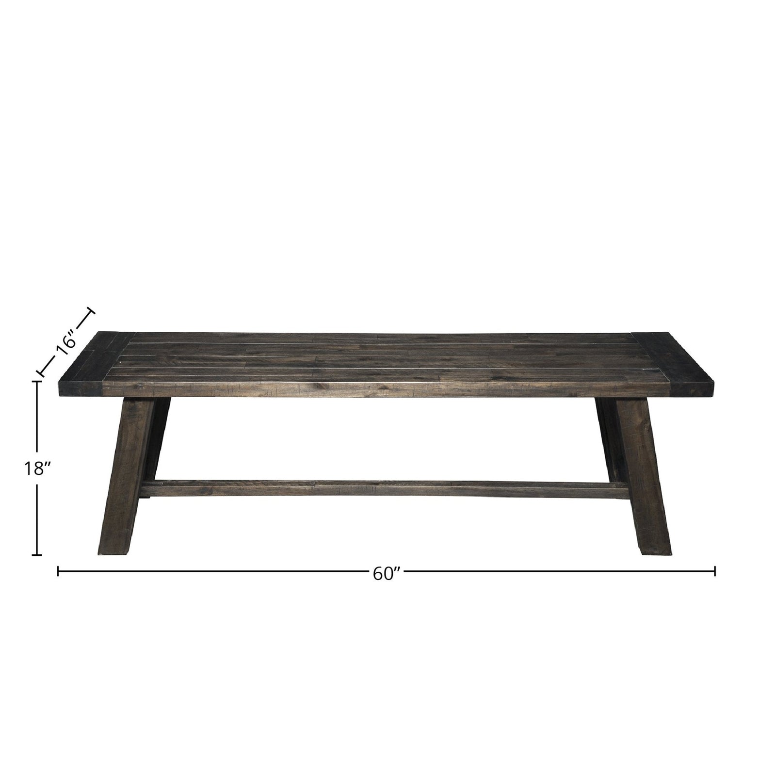 Newberry Bench, Salvaged Grey