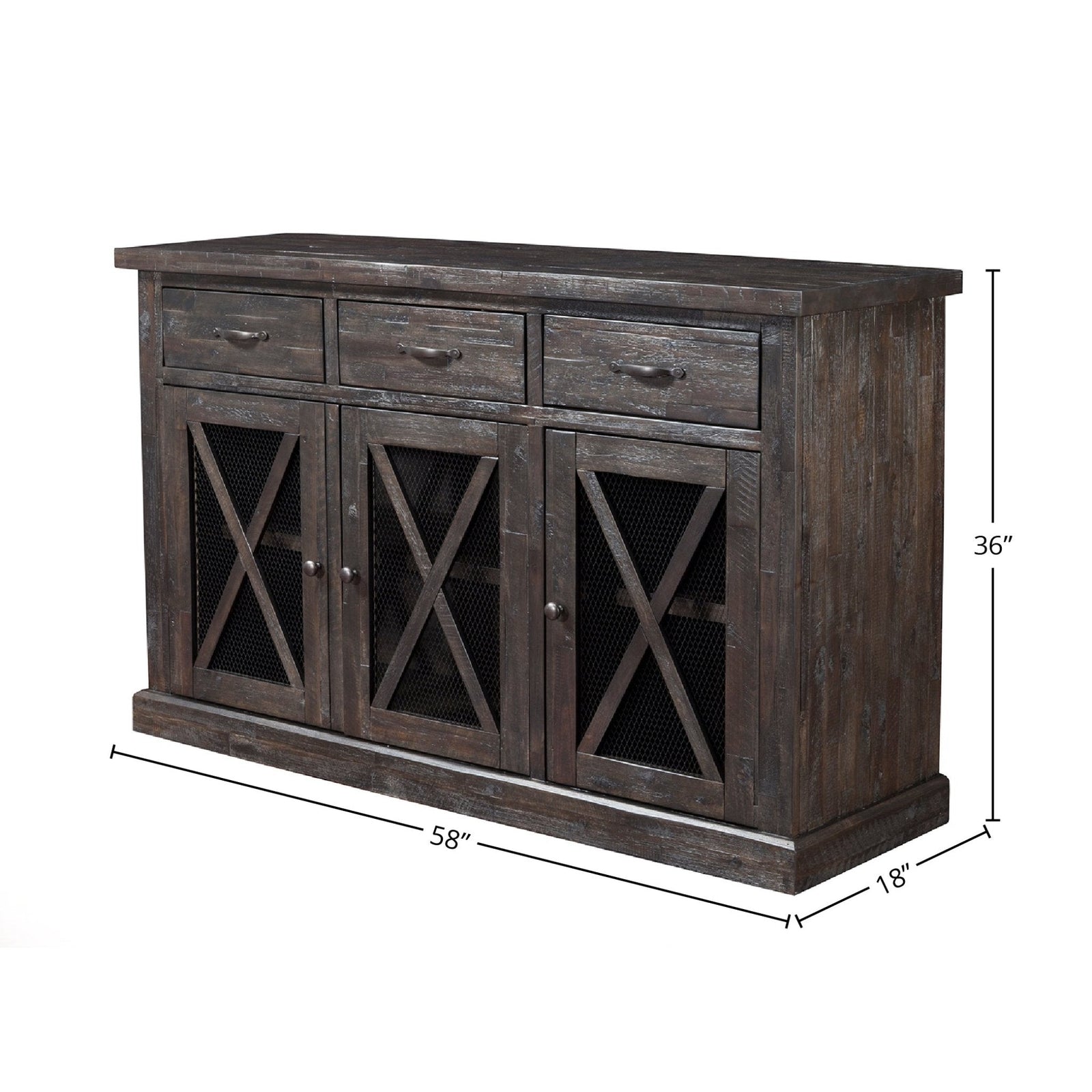 Newberry Sideboard, Salvaged Grey