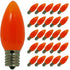 Orange Solid LED Light Bulbs