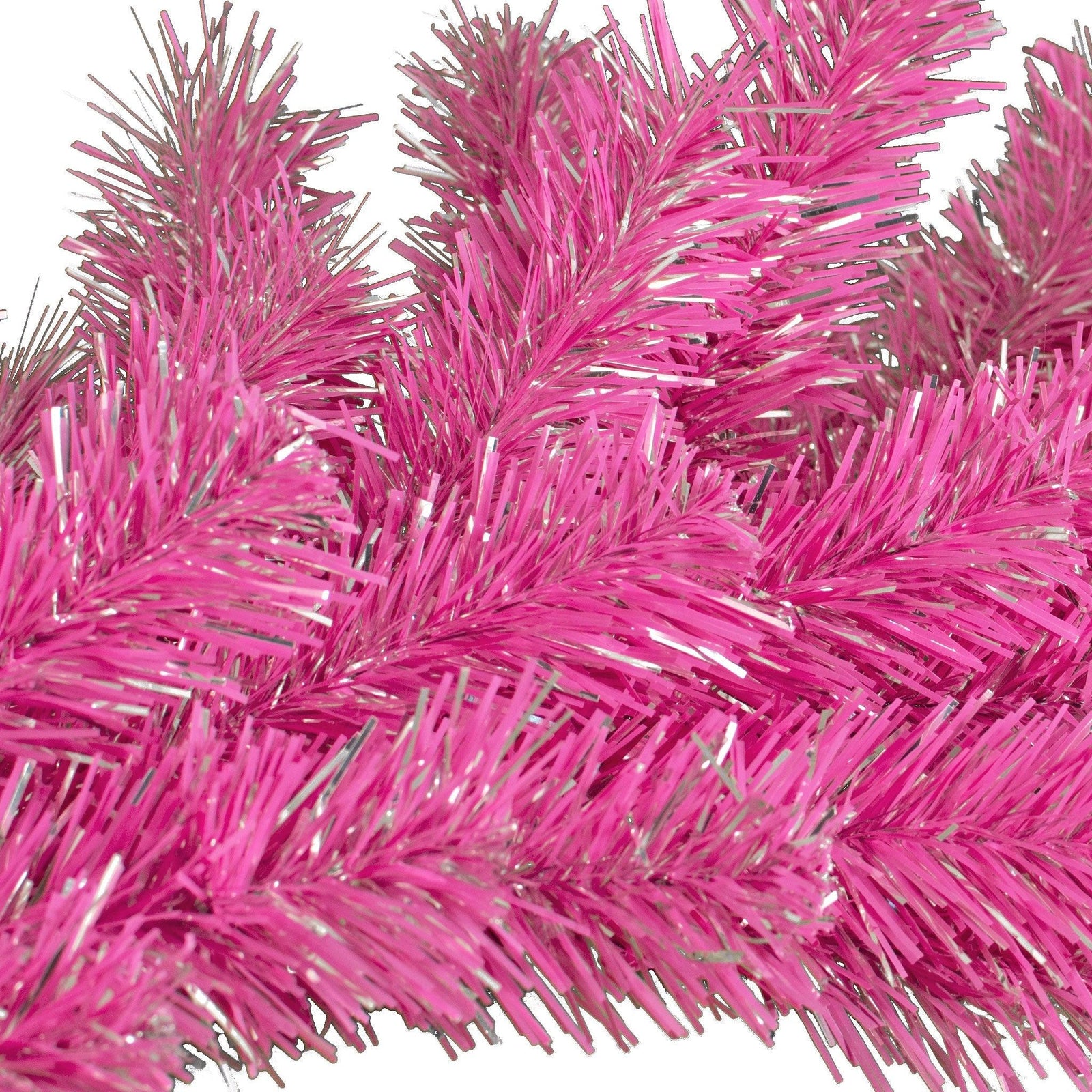 Pink and Silver Christmas Garland