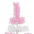 Pink & White Layered Tinsel Christmas Tree