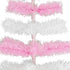 Pink & White Layered Tinsel Christmas Tree