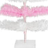 Pink & White Layered Tinsel Christmas Tree