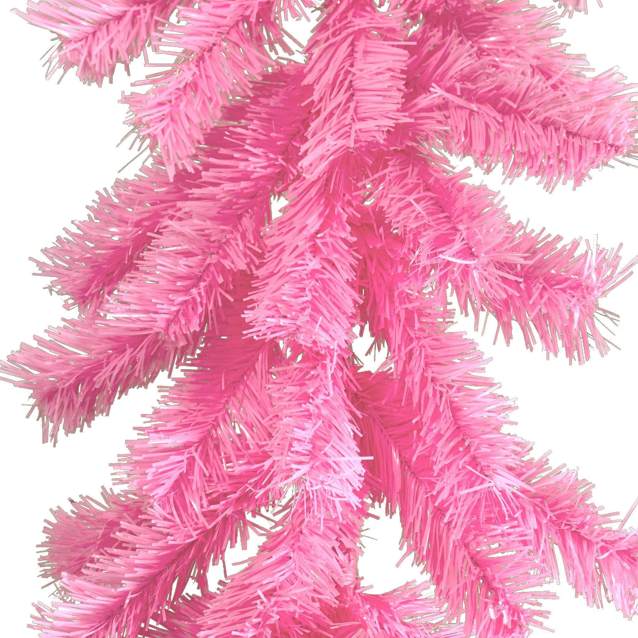 Pink Christmas Garland