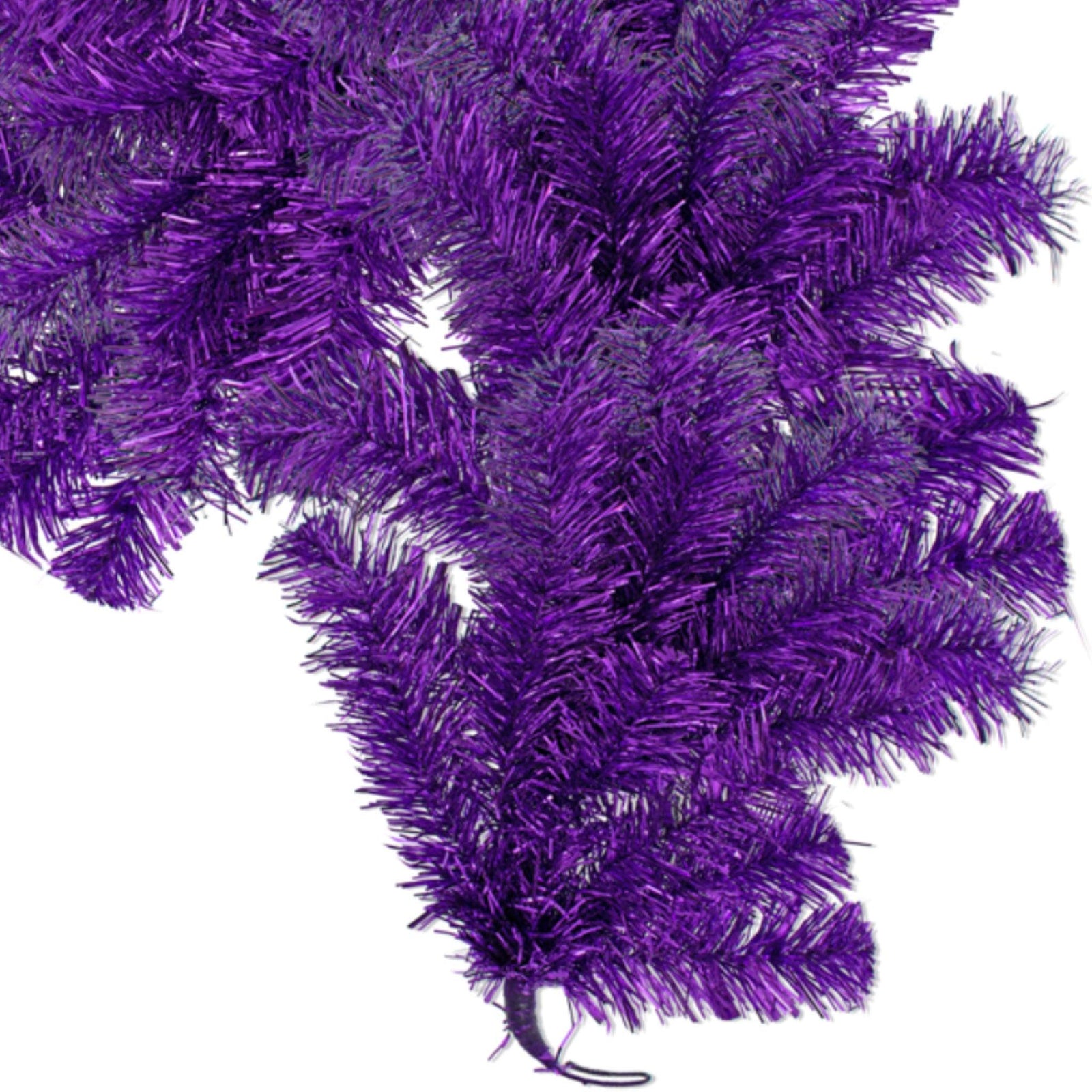 Purple Christmas Garland