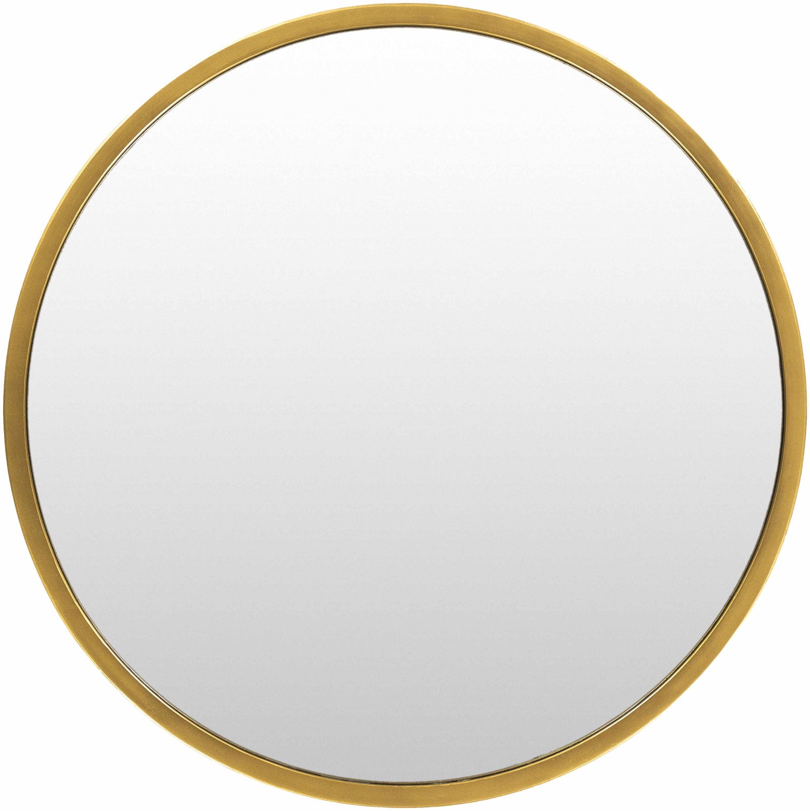 Guindarohan Gold Frame Round Mirror