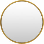 Guindarohan Gold Frame Round Mirror