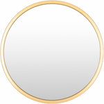 Guindarohan Gold Frame Round Mirror