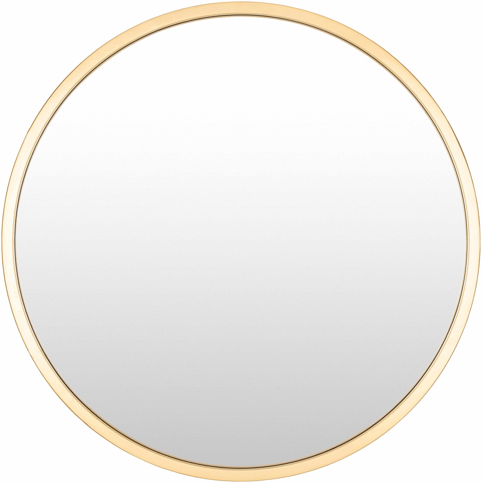 Guindarohan Gold Frame Round Mirror