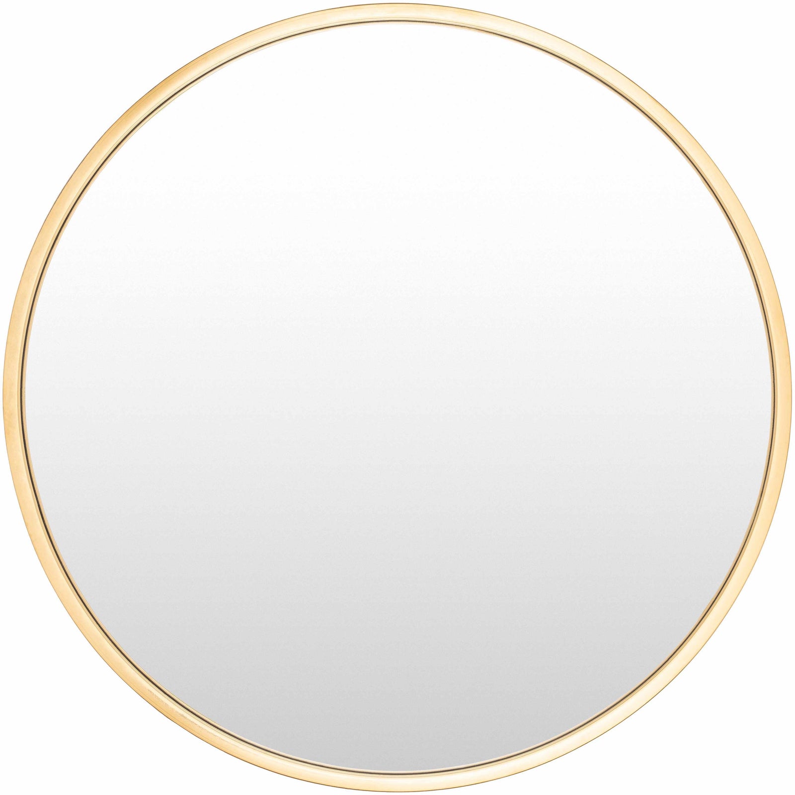 Guindarohan Gold Frame Round Mirror